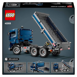 LEGO Technic Damperli Kamyon 42203 - 9 Yaş ve Üzeri İnşaat Seven Çocuklar için Yaratıcı Oyuncak Yapım Seti (462 Parça)