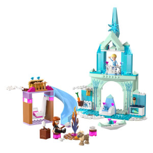 LEGO® ǀ Disney Frozen Elsa'nın Karlar Ülkesi Şatosu 43238 - 4 Yaş ve Üzeri Çocuklar için Elsa, Anna ve Olaf Minifigürü İçeren Yaratıcı Oyuncak Yapım Seti (163 Parça)