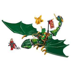 LEGO NINJAGO Lloyd’un Yeşil Orman Ejderhası 71829 - 6 Yaş ve Üzeri Çocuklar için 2 Minifigürlü Yaratıcı Oyuncak Yapım Seti (128 Parça)