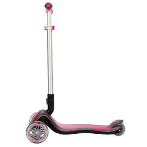 Globber Elite Deluxe 3 Tekerlekli Katlanabilir Işıklı Pembe Scooter