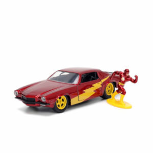 1:32 1973 Chevrolet Camaro Model Araba The Flash Figür