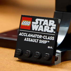 LEGO Star Wars Acclamator Sınıfı Hücum Gemisi 75404 - Star Wars Seven Yetişkinler için Koleksiyonluk Yaratıcı Model Yapım Seti (450 Parça)