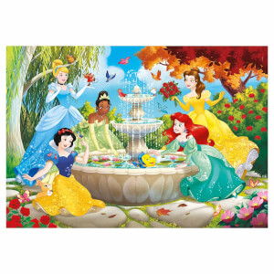 60 Parça Supercolor Puzzle: Disney Princess Güzellik Havuzu