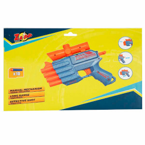 Zapp Toys Sniper-8 10 Mermili Sünger Dart Atan Silah 21 cm