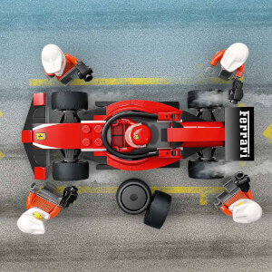 LEGO City Ferrari Arabalı F1 Pit Stop ve Pit Ekibi 60443 - 6 Yaş ve Üzeri Çocuklar için Yarış Arabası İçeren Yaratıcı Oyuncak Yapım Seti (322 Parça)
