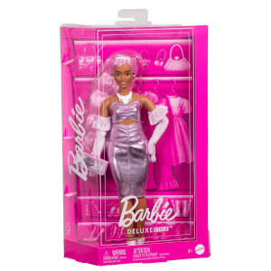 Barbie Deluxe Style Pembe Saçlı Bebek HYV25