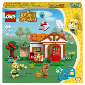 LEGO Animal Crossing Isabelle Ev Ziyaretinde 77049 - 6 Yaş ve Üzeri Çocuklar için İnşa Edilebilen Yaratıcı Oyuncak Yapım Seti (389 Parça)