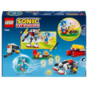 LEGO Sonic the Hedgehog: Sonic’in Kamp Ateşi Çarpışması 77001 - 7 Yaş ve Üzeri Çocuklar için Koleksiyonluk Yaratıcı Oyuncak Yapım Seti (177 Parça)