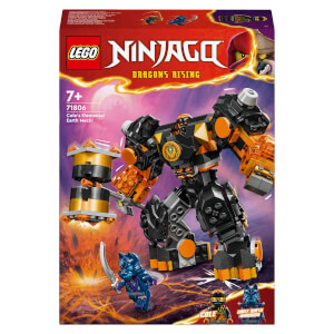 LEGO® NINJAGO® Cole'un Toprak Elementi Robotu 71806 - 7 Yaş ve Üzeri Çocuklar için Aksiyon Figürü İçeren Yaratıcı Oyuncak Yapım seti (235 Parça)