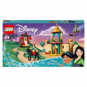 LEGO® ǀ Disney Yasemin ve Mulan’ın Macerası Yapım Seti 43208 - 5 Yaş ve Üzeri Çocuklar için Prenses Oyuncak Yapım Seti (176 Parça)