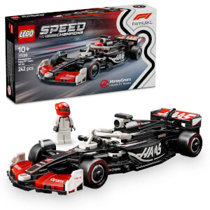 LEGO Speed Champions MoneyGram Haas F1 Team VF-24 Yarış Arabası 77250 - 10 Yaş ve Üzeri Çocuklar için Sürücü Minifigürü İçeren Yaratıcı Oyuncak Yapım Seti (242 Parça)