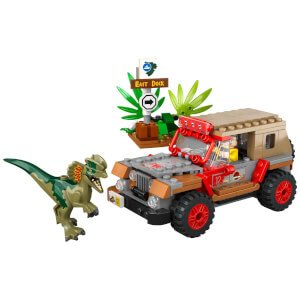 LEGO® Jurassic Park Dilophosaurus Pususu 76958 - 6 Yaş ve Üzeri Çocuklar için Yaratıcı Oyuncak Dinozor Yapım Seti (211 Parça)