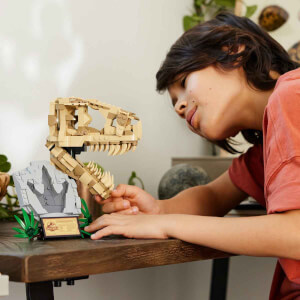 LEGO® Jurassic World Dinozor Fosilleri: T. rex Kafatası 76964- 9 Yaş ve Üzeri Çocuklar için Yaratıcı Oyuncak Dinozor Yapım Seti (577 Parça)