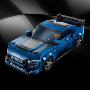 LEGO Speed Champions Ford Mustang Dark Horse Spor Araba 76920 - 9 Yaş ve Üzeri Çocuklar için Koleksiyonluk ve Sergilenebilir Yaratıcı Oyuncak Model Yapım Seti (344 Parça)