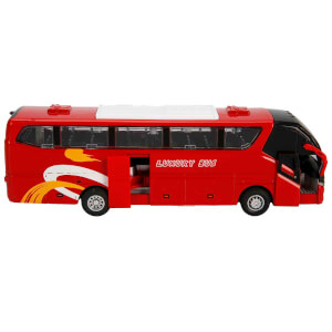 Sesli ve Işıklı Die Cast Çek Bırak Otobüs 