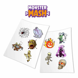 Monster Mash AR Uyumlu Sticker Seti