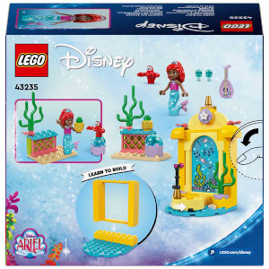 LEGO Disney Princess Ariel’in Müzik Sahnesi 43235 – 4 Yaş ve Üzeri Prenses Seven Çocuklar için Yaratıcı Oyuncak Yapım Seti (60 Parça)