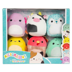 Squishmallows Micromallows 6’lı Peluş Seti 6 cm