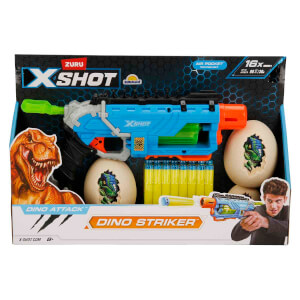 X-Shot Dino Attack Dino Striker 16 Mermili Sünger Dart Atan Silah 32 cm