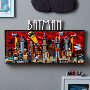 LEGO DC Batman: The Animated Series Gotham City 76271 Süper Kahraman Seven Yetişkinler için Koleksiyonluk Yaratıcı Sergileme Modeli Yapım Seti 4210 Parça