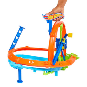 Hot Wheels Stunt Tracks Rapid Launch Loop Oyun Seti JBX65