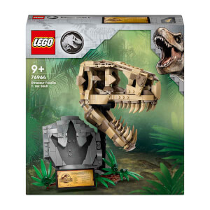 LEGO® Jurassic World Dinozor Fosilleri: T. rex Kafatası 76964- 9 Yaş ve Üzeri Çocuklar için Yaratıcı Oyuncak Dinozor Yapım Seti (577 Parça)