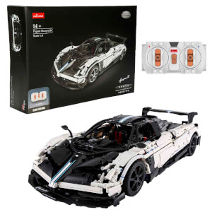 1:18 Pagani Huayra BC Beyaz USB Şarjlı Uzaktan Kumandalı Model Araba Yapım Seti 2902 Parça