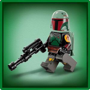  LEGO Star Wars Boba Fett'in Starship’i Mikro Savaşçı 75344 - 6 Yaş ve Üzeri Çocuklar için Oyuncak Yapım Seti (85 Parça)