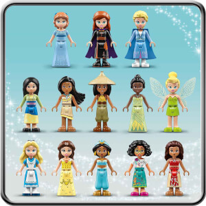 LEGO® ǀ Disney Büyülü Ağaç Ev 43215 - 7 Yaş ve Üzeri Çocuklar için Maceralara İlham Veren, Elsa, Anna ve diğer 11 Disney Karakterini İçeren Koleksiyonluk Yaratıcı Oyuncak Yapım Seti (1016 Parça)