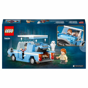 LEGO Harry Potter Uçan Ford Anglia 76424 - 7 Yaş ve Üzeri Harry Potter Hayranları için Harry Potter ve Ron Weasley Minifigürü İçeren Koleksiyonluk Yaratıcı Oyuncak Yapım Seti (165 Parça)