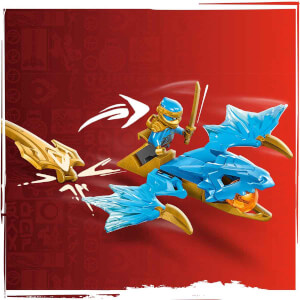 LEGO® NINJAGO® Nya'nın Yükselen Ejderha Vuruşu 71802 - 6 Yaş ve Üzeri Çocuklar için Nya Minifigürü İçeren Yaratıcı Oyuncak Yapım Seti (26 Parça)