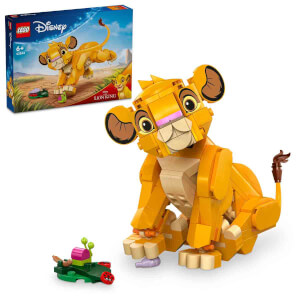 LEGO Disney Yavru Aslan Kral Simba 43243 – 6 Yaş ve Üzeri Çocuklar İçin İnşa Edilebilen Yaratıcı Oyuncak Yapım Seti (222 Parça)