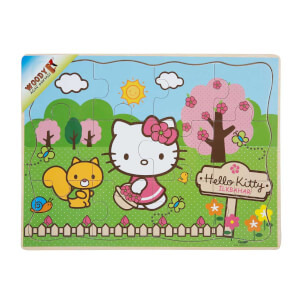 Hello Kitty Mevsimler Ahşap Puzzle