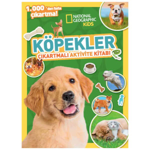 National Geographic Kids Köpekler Çıkartmalı Aktivite Kitabı