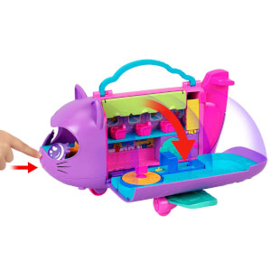 Polly Pocket Minik Kedi Hava Yolları Oyun Seti HWP19