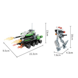 BLX War Tank ve Robot Oyun Seti 22611