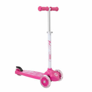 Evo Işıklı 3 Tekerlekli Pembe Scooter