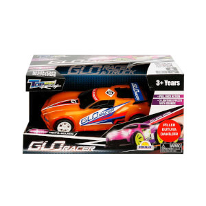 Sesli ve Işıklı Glo Racer Çek Bırak Araba 18 cm