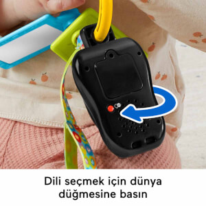 Fisher Price Sesli Eğlen ve Öğren Eğlenceli Aktivite Anahtarı HWY40