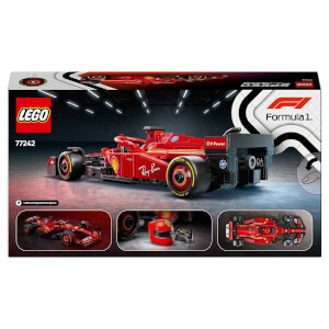 LEGO Speed Champions Ferrari SF-24 F1 Yarış Arabası 77242 - 10 Yaş ve Üzeri Çocuklar için Yarış Arabası ve Sürücü Minifigürü İçeren Yaratıcı Oyuncak Yapım Seti (275 Parça)