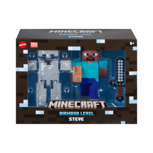 Minecraft Diamond Level Steve Figür Seti HLL30