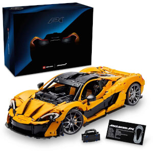 LEGO Technic McLaren P1 42172 - Otomobil Tutkunu Yetişkinler için Sergilenebilir Araba Modeli Yapım Seti (3893 Parça)