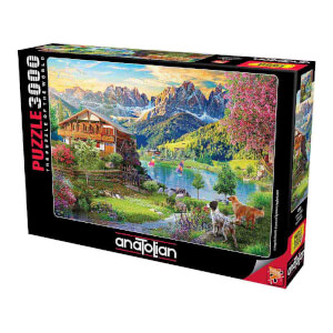 3000 Parça Puzzle: Dolomit Dağları