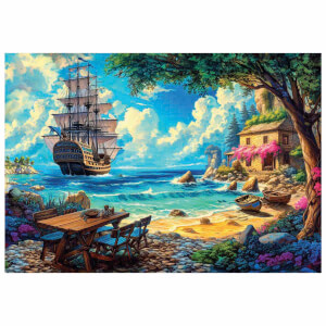 260 Parça XL Puzzle: Korsan Koyu