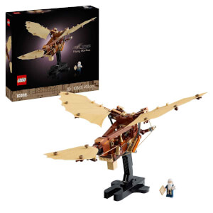 LEGO Icons Leonardo da Vinci’nin Uçan Makinesi 10363 - Tarih Seven Yetişkinler için Dekoratif Model Yapım Seti (493 Parça)