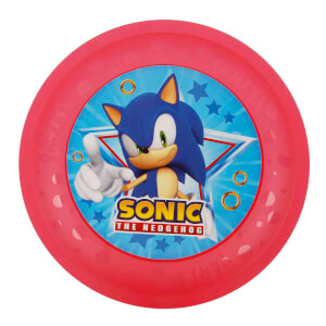 Sonic Speed Desenli Plastik Tabak 