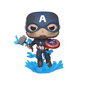 Funko Pop Marvel Avengers Endgame: Captain America Broken Shield Figür