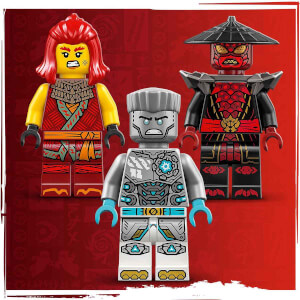 LEGO NINJAGO Zane’in Savaş Zırhı Mech’i 71827 - 6 Yaş ve Üzeri Çocuklar için 3 Minifigürlü Yaratıcı Oyuncak Yapım Seti (92 Parça)