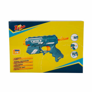 Zapp Toys Sniper-2 Hedefli 10 Mermili Sünger Dart Atan Silah 24 cm