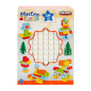 Master Bloks Kapaklı Kutu 128 Parça